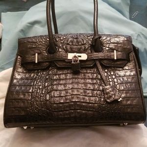 Exotic leather bag